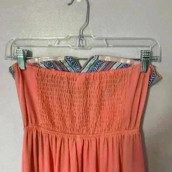 Semi sheer maxi cover up dress - Picture 5 of 8